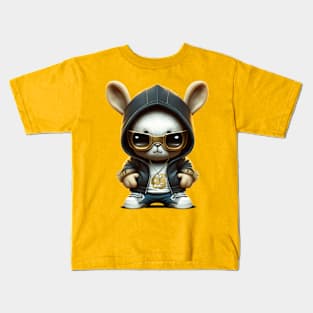 DJ Marusaurs the Bunny Rabbit Kids T-Shirt